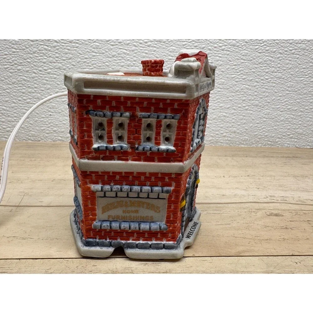 1994 American Landmarks Collection Christmas Heiling & Meyers Porcelain Store